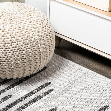 Zolak Berber Stripe Geometric Area Rug